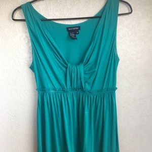 Max Edition teal/turquoise tunic blouse